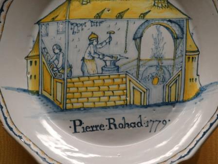 18th century porcelain in Chateau de Saumur