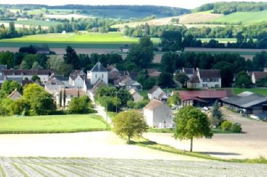 Barrou village in Southern Touraine