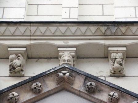 detail Holy Trinity chapel Richelieu