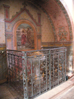 St.Andr� church baptismal font  Villaines-les-Rochers